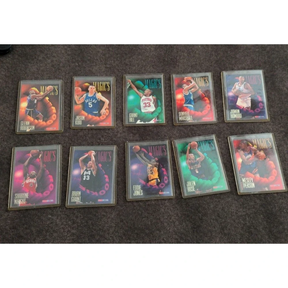 1994-95 NBA SkyBox Hoops Basketball Magic's All-Rookie Team 10 Card Set AR1-10